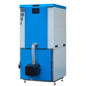  BOILER CUPTOR PE PELETI 15kW SLIM BOILING AER CURAT