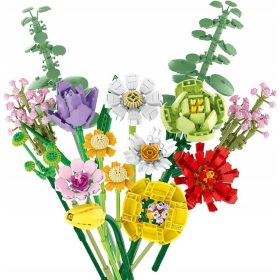    Blocuri FLORI buchet flori DIY Flori eterne CADOU 854 buc. 034003