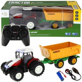  Tractor controlat de la distanță cu remorcă pilot RC