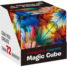    Fidget Cube Magic Cube Anti-stres, Cub magnetic pentru ameliorarea stresului