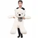  Mascota ursuleț alb Teck 100 cm