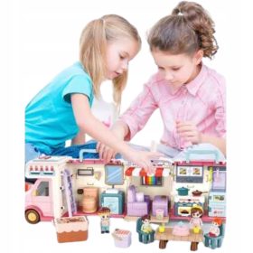  CAMERA TURISTICA CAMPING SET FIGURINES HOUSE PICNIC MELODII