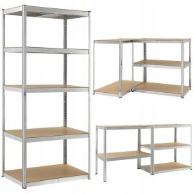    Raft depozit din metal Springos 180 x 90 x 40 cm max 175 kg per raft