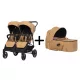  Carucior dublu Euro-Cart Carucior pentru copii pentru gemeni Euro-cart Doblo Euro-Cart + INSERT LIGHT SOFT GONDOL PENTRU CARUCIOLU EUROCART DOBLO CAMEL