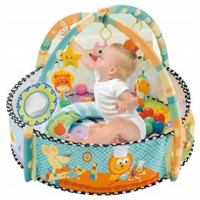    PIIX EDUCAȚIONAL MAT CU MINGI PENTRU BEBELIȚI MARI INTERACTIV MOALE