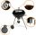  GRIL XXL Carbune cu CRUSUARA pe Roti BBQ Natural 57cm