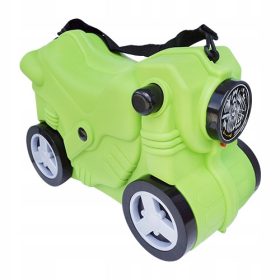    VALIZE PE ROTI PENTRU SAZ, VERDE 3D, BAGAJE DE CALATORIE PENTRU COPII, CABINA
