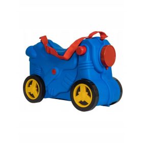    VALIZE PE ROTI PENTRU SAZ, ALBASTRU 3D, BAGAJE DE CALATORIE COPII, CABINA