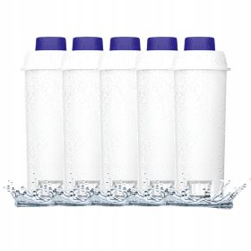    Filtre de apa Sillar 5_SIL001 pentru aparat de cafea Delonghi, 5 buc.