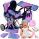  Set carucior papusa 3 in 1 Doris 9346/Z22