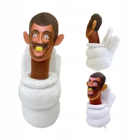    MASCOTA DE PLUȘ SKIBIDI DE LA WC DIN UN PERSONAJ DE LA WC CUDDLE DE BASTE