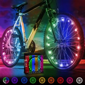    2X LUMINI LUMINI LED LUMINI ROȚI SPRE BICICLETA PENTRU ROȚI COLORATE
