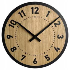  CEAS DE PERETE DIN LEMN Stejar YUKON 40 cm STEJAR silentios
