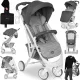  Carucior Euro-Cart Volt Pro Pearl, gri