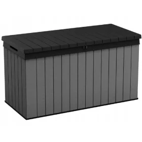  Cutie de gradina din plastic, 570 l, gri