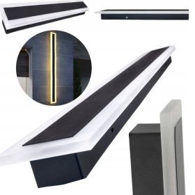    Aplică de grădină XPart neagră cu sursă LED integrată de 12 W