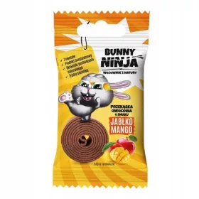  Gustare Bunny Ninja cu aromă de mere-mango 15 g