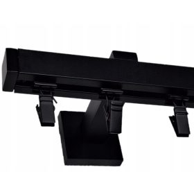    Tijă de perdea 20mm/200cm BLACK FROGS LUNA șină de aluminiu cu un singur perete