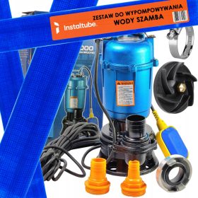    Pompa submersibila Pompa fosa septica cu rasnita + furtun 550 W 180 l/h