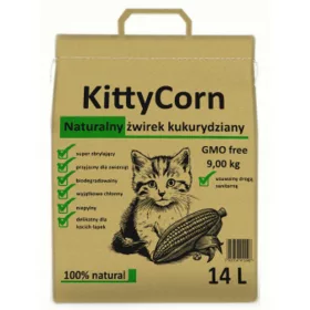  Litieră de porumb KittyCorn 14L