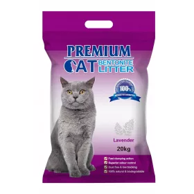    Așternut de bentonită Premium pentru pisici - Cafea pentru pisici 20 kg