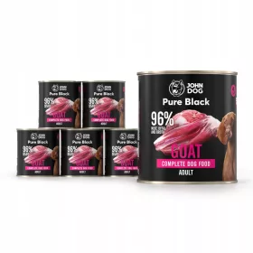  John Dog Pure Black Adult carne de capra 6x800g