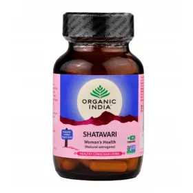   Shatavari Organic India, 60 capsule pentru sănătatea femeilor