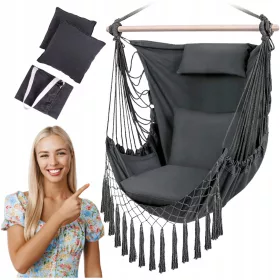    SCAUN ATLANT BRAZILIAN XXL SCAUN HAMAC LEAGAN GARDINA LEGANDANT 150KG