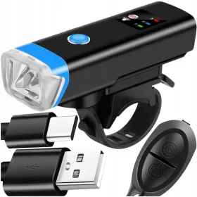    Lumină frontală pentru bicicletă pentru ghidon Reflector USB Lumină frontală LED