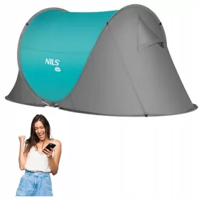  Plaja Nils Camp NC3743 albastru 120 cm x 2,2 mx 95 cm