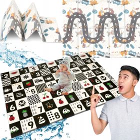    Covoraș educațional din spumă Nukido 180x200 cm + PACHET PROTECȚIE _ 2 ANI GARANȚIE