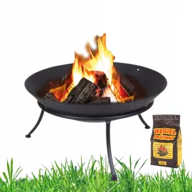  GRIL MARE DE FOCAR DE GRADINA TREPIED FONTA 47CM