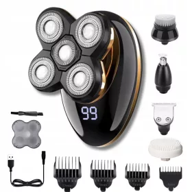    Aparat de ras NETBUY CORDLESS RQ6900 BĂRBAȚI NEGRU ȘI AUR