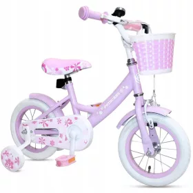  Bicicleta Enero PRINCESS 12", alb, violet