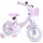  Bicicleta Enero PRINCESS 12", alb, violet