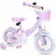  Bicicleta Enero PRINCESS 12", alb, violet