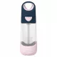 B.Box sticla de apa tritan cu paie, roz, 450 ml