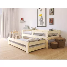  PAT COPII DUBLU CU balustrada 160X80