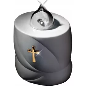   Înlocuitor LED pentru Lumânări de Memorial, Rezistent la Intemperii, Flamă Caldă