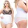  CORP ca un corset chiloți alb de slăbit modelarea fenomen SIZE PLUS