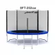  TRAMPOLINA DE GRADINA JUST FUN 8FT-252CM ALBASTRU