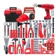  Set de instrumente pentru copii Mr. and Mrs. Gadget Tools