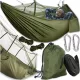  Hamac fără bară Retoo kaki 100 kg 260 x 140