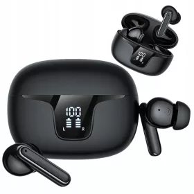    Căști intraauriculare fără fir TWS XY19 WATERPROOF 2 microfoane ECRAN LED