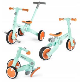    Bicicleta cu trei roți HyperMotion TOBI ROCKET HYP MINT Verde