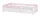  pat copii SIMPLE BABY BOO 160x80 alb + roz