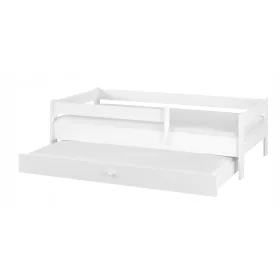  pat copii SIMPLE DOUBLE BABY BOO 160x80 SMOOTH WHITE