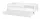  pat copii SIMPLE DOUBLE BABY BOO 160x80 SMOOTH WHITE