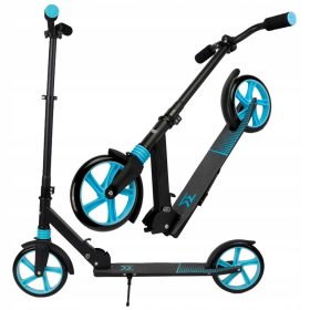    Trotineta mare pliabilă pentru copii, ghidon reglabil, amortizor