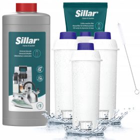    Detartrant universal pentru aparat de cafea Sillar 1 l + alte 2 produse